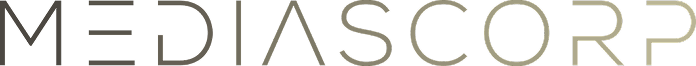 Logo w formie nowoczesnego napisu wykonanego czcionką sans-serif w kolorze szarym i beżowym na białym tle.